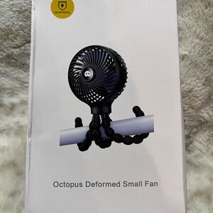 SmartDevil Portable Clip on Stroller Fan, 3000mAh Personal Desk Fan, Black